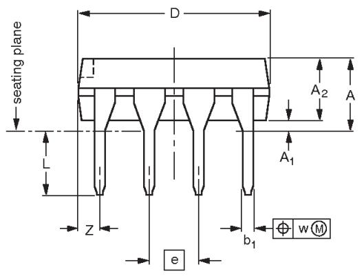DIP8: plastic dual in-line pac…
